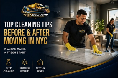 Top Cleaning Tips Before and After Moving in NYC